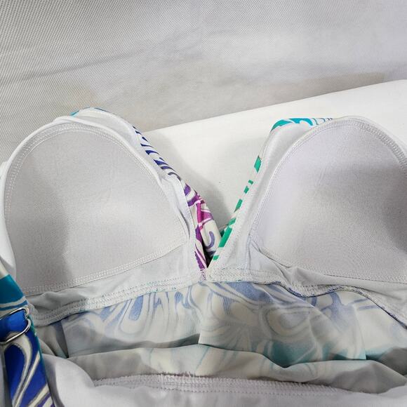 Pursuit 2-piece Multicolor Tankini Top and Bikini Bottom Swimsuit Size 14 - Picture 9 of 10